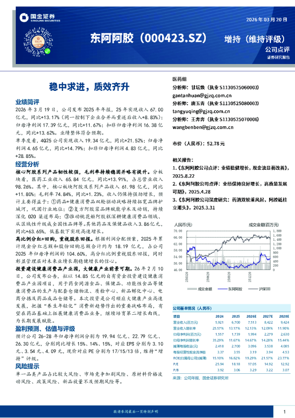 稳中求进，质效齐升