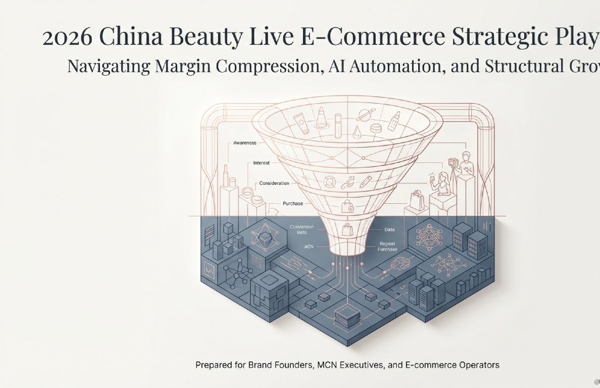 2026中国美妆直播电商战略指南：应对利润率压缩、AI自动化与结构性增长