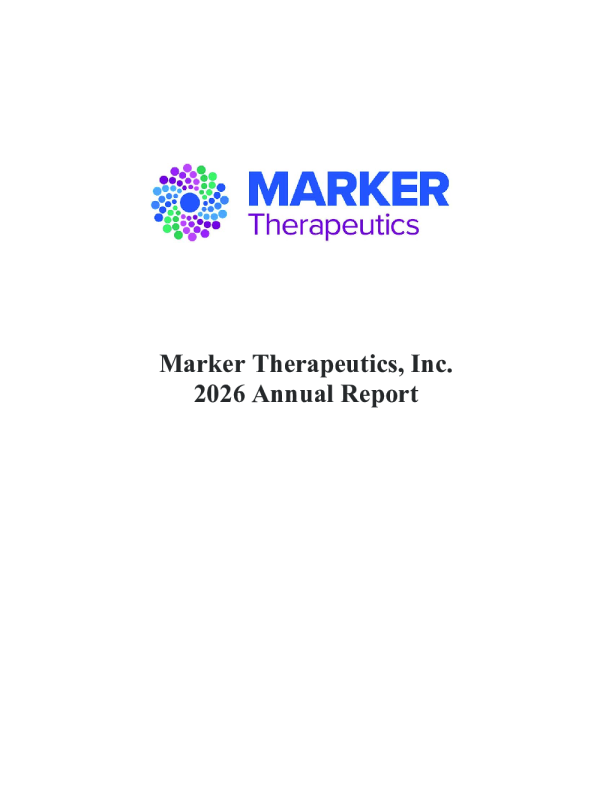 Marker Therapeutics Inc 2025年度报告