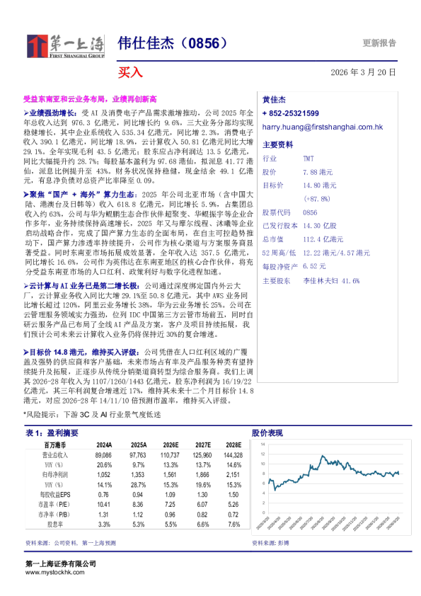 受益东南亚和云业务布局,业绩再创新高