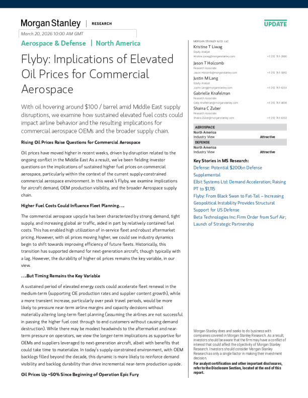 油价高企对商用航空业的影响