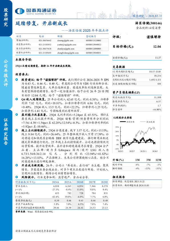 2025年年报点评延续修复，开启新成长