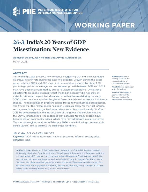 印度20年GDP估计错误：新证据（英）2026
