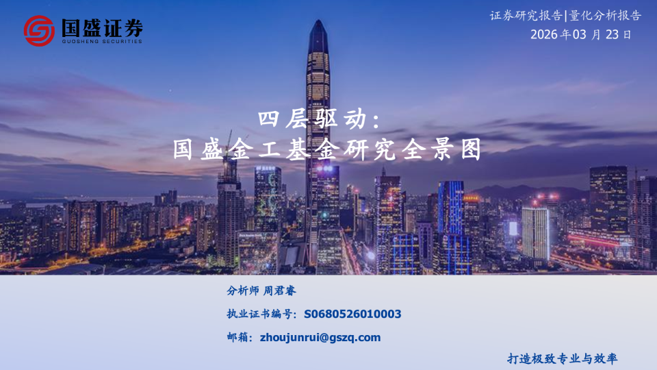 四层驱动:国盛金工基金研究全景图