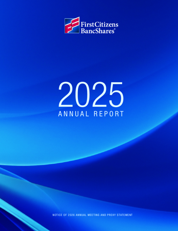 第一公民银行股份-A 2025年度报告