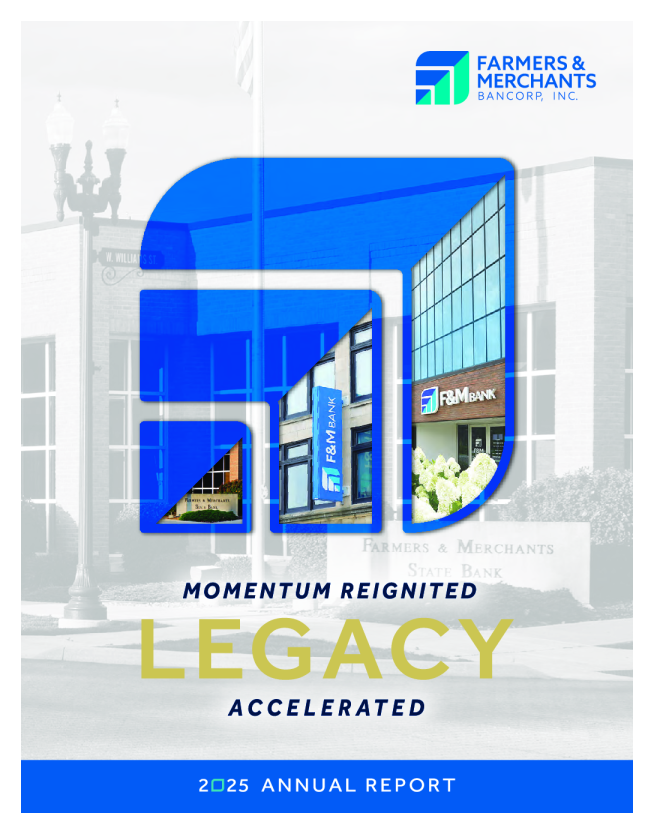 Farmers & Merchants Bancorp Inc 2025年度报告