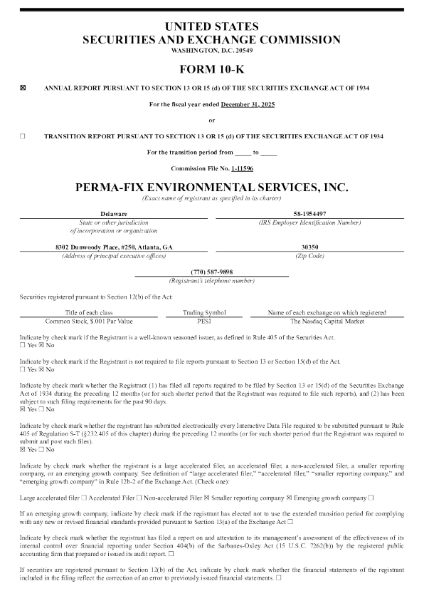 佩尔马福克斯环境服务 2025年度报告