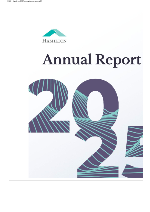 Hamilton Insurance Group Ltd-B 2025年度报告