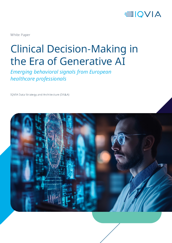 Clinical Decision-Making in the Generative AI Era: Emerging Behavioral Signals from European Healthcare Professionals