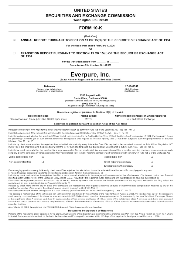 Everpure Inc-A 2025年度报告