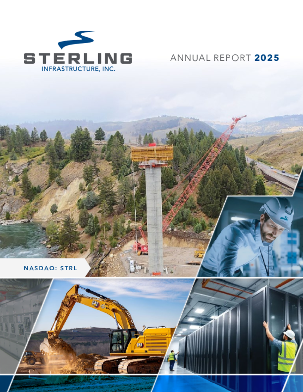 Sterling Infrastructure Inc 2025年度报告