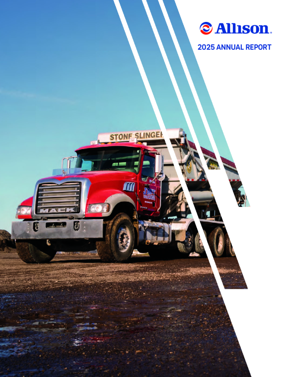 艾里逊变速箱 2025年度报告