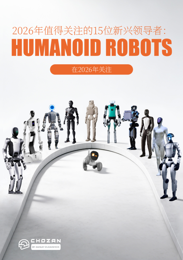 2026年全球前15名类人机器人