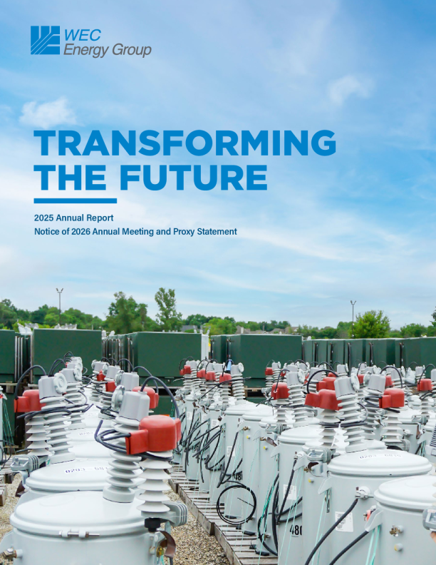 WEC能源 2025年度报告