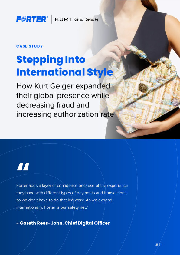 Kurt Geiger如何在不增加欺诈并提高授权率的同时扩大其全球业务？