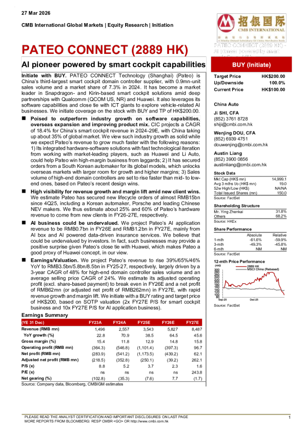 人工智能先驱,驱动于智能驾驶舱功能