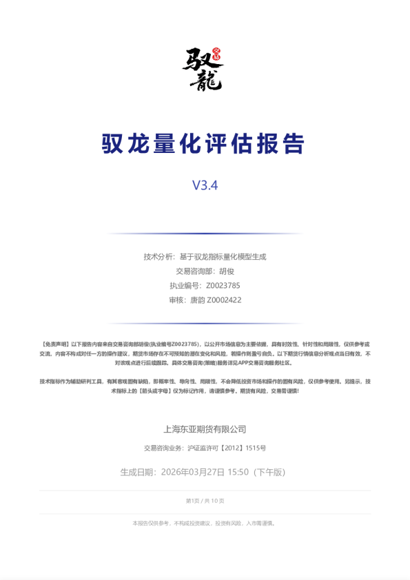 驭龙量化评估报告