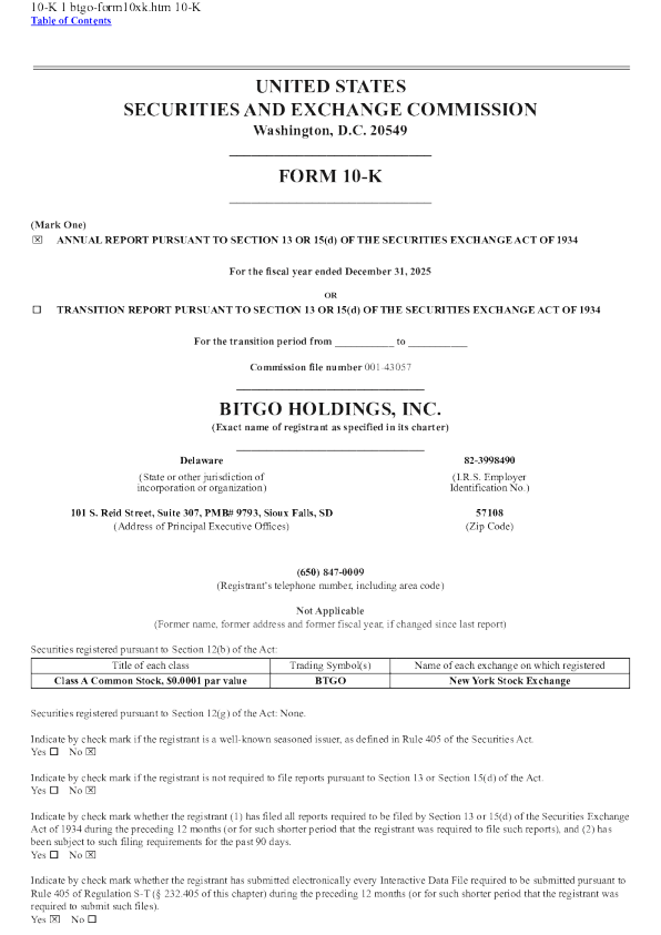 BitGo Holdings Inc-A 2025年度报告