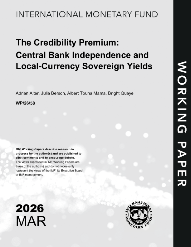 信誉溢价:中央银行独立性与本币主权收益率