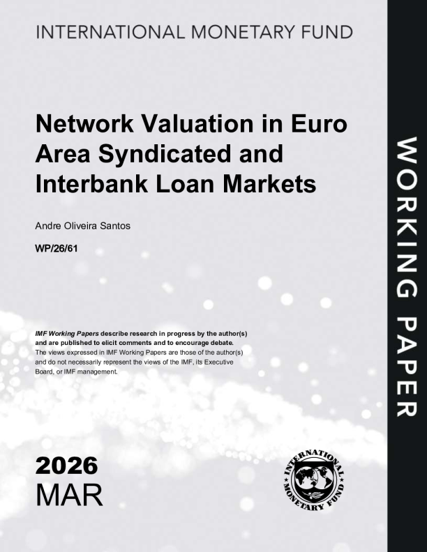 欧元区银团和银行间贷款市场的网络估值