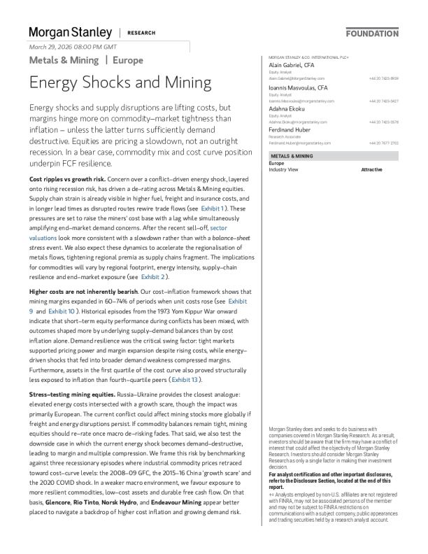 能源冲击与矿业