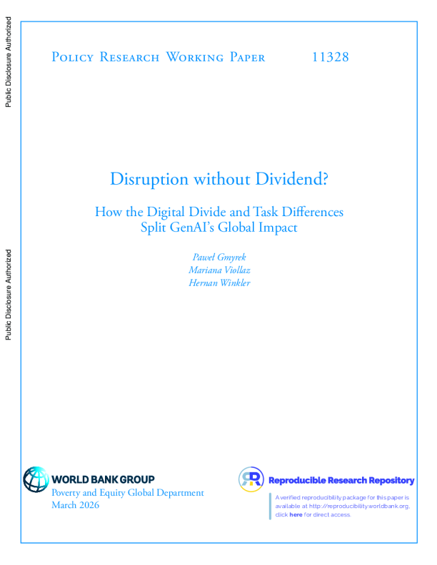 No dividends interruption? How does the digital divide and task differences segment the global influence of GenAI (English) 2026