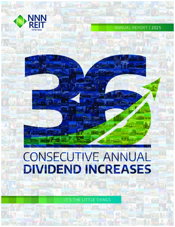 NNN REIT Inc 2025年度报告