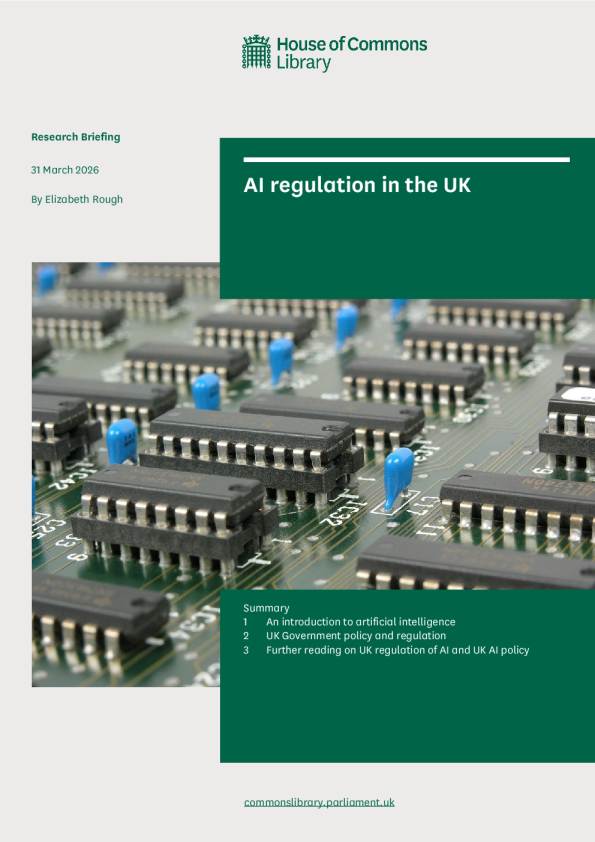 2026年英国人工智能（AI）监管报告的研究