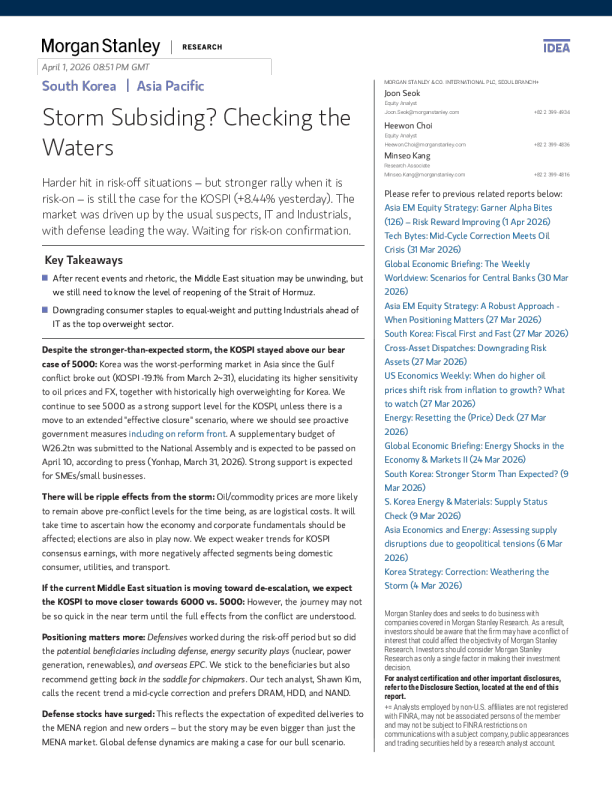 风暴正在平息？审视市场动态