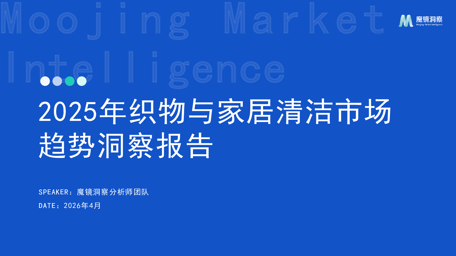 2025年织物与家居清洁市场趋势洞察报告