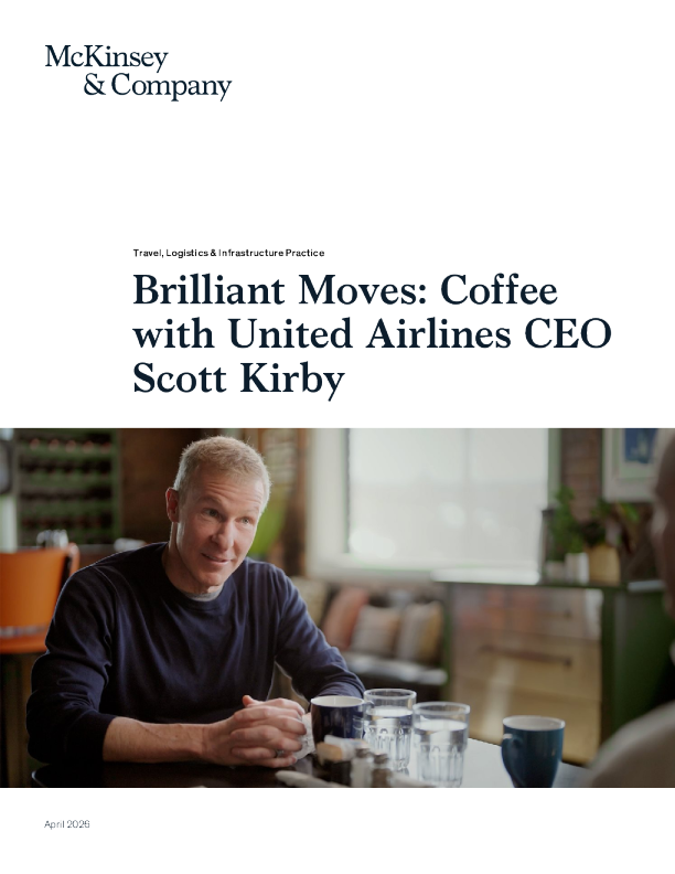 精彩动作：与联合航空CEOS cott Kirby共饮咖啡（英）