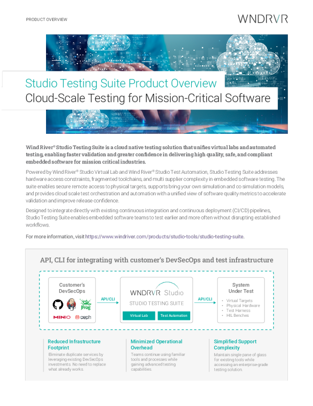 Studio测试套件产品概览