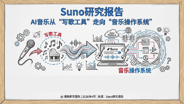 Suno研究报告：AI音乐从“写歌工具”走向“音乐操作系统”