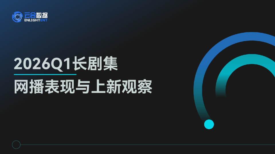 2026Q1长剧集网播表现与上新观察