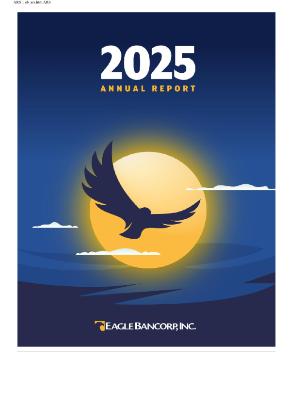 伊格尔合众银行 2025年度报告