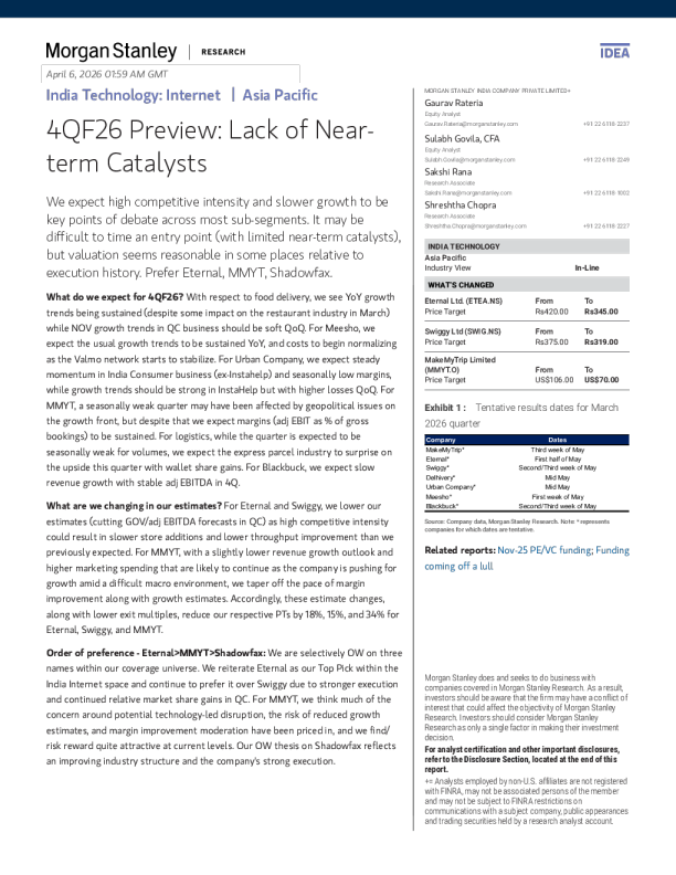 4QF26预览：缺乏短期催化剂