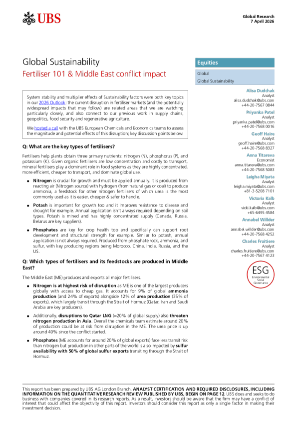 化肥基础解析及中东冲突影响