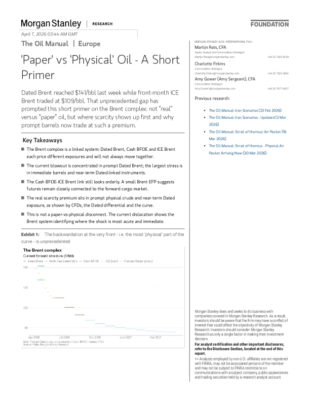 ‘纸原油’与‘实物原油’——简释