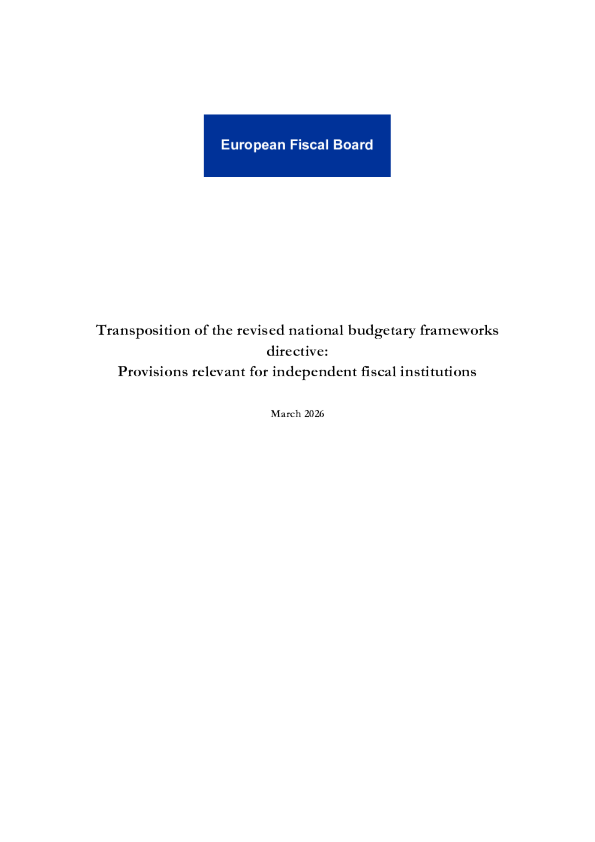 修订后的国家预算框架指令的转换：与独立财政机构有关的规定