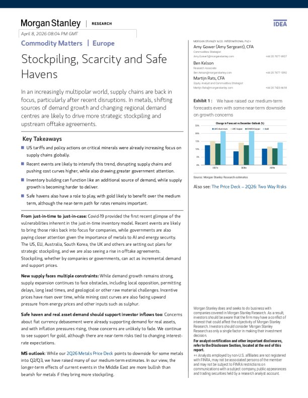 大宗商品动态 | 欧洲：囤积、稀缺与避险