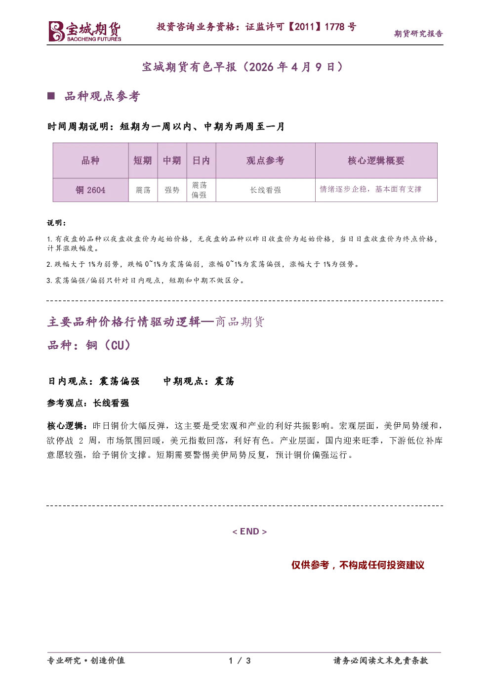 有色早报