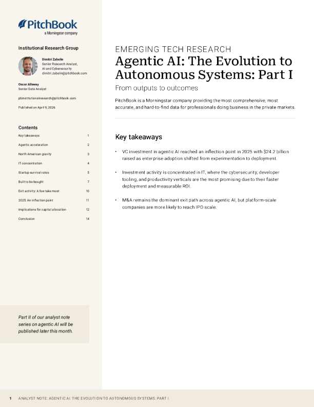 代理型人工智能：向自治系统的演变：第一部分