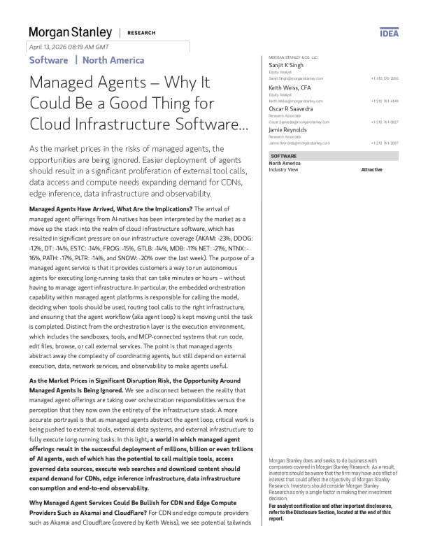 托管代理——为何对云基础设施软件可能是好事