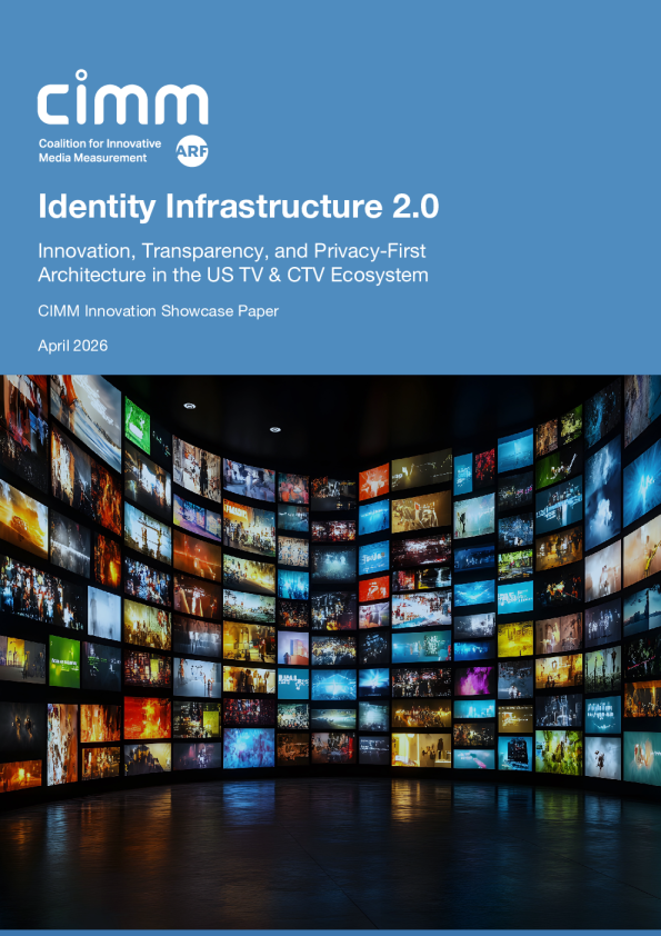 Identity Infrastructure 2.0: Innovative, Transparent and Privacy-First Architectures in American Television and the CTV Ecosystem