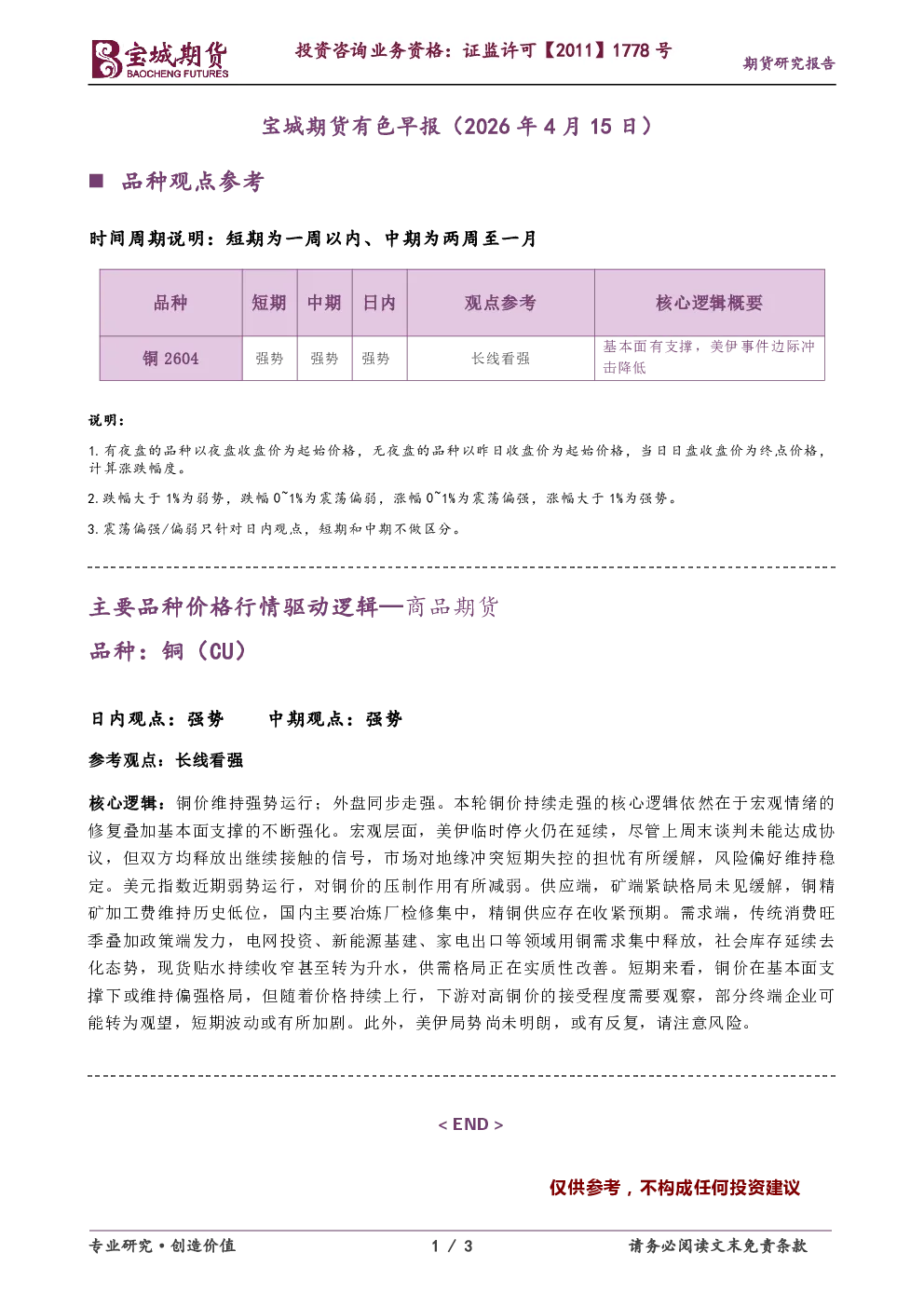 有色早报