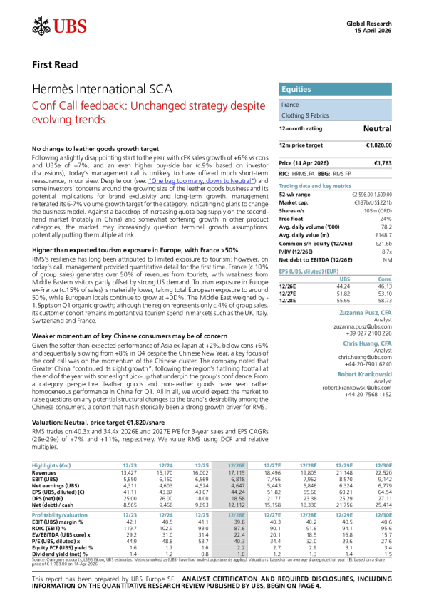 爱马仕国际首次解读