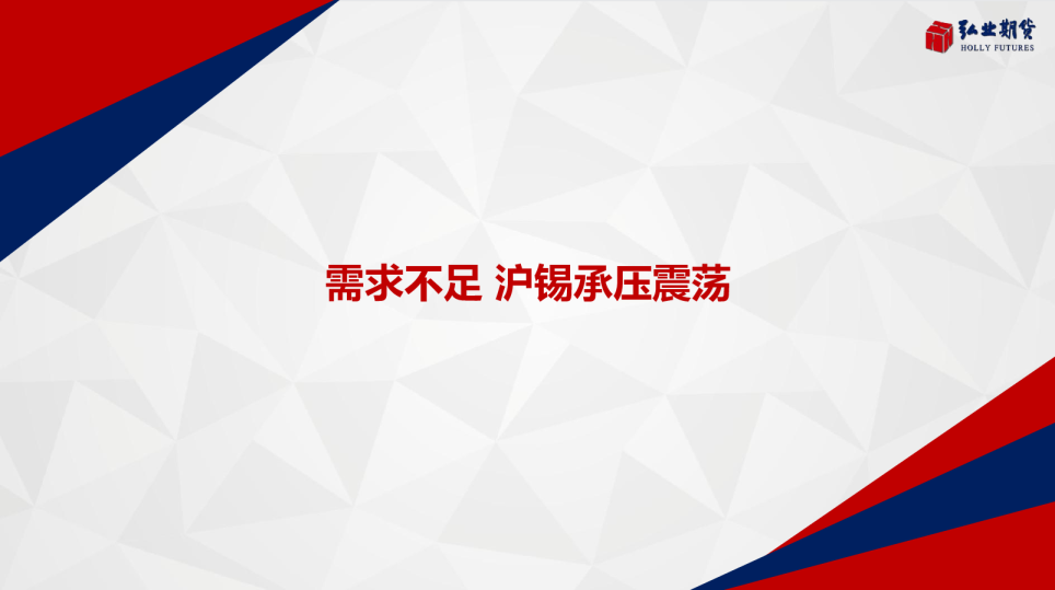 需求不足 沪锡承压震荡