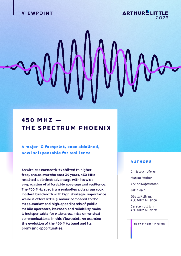 
450 MHz——凤凰频段