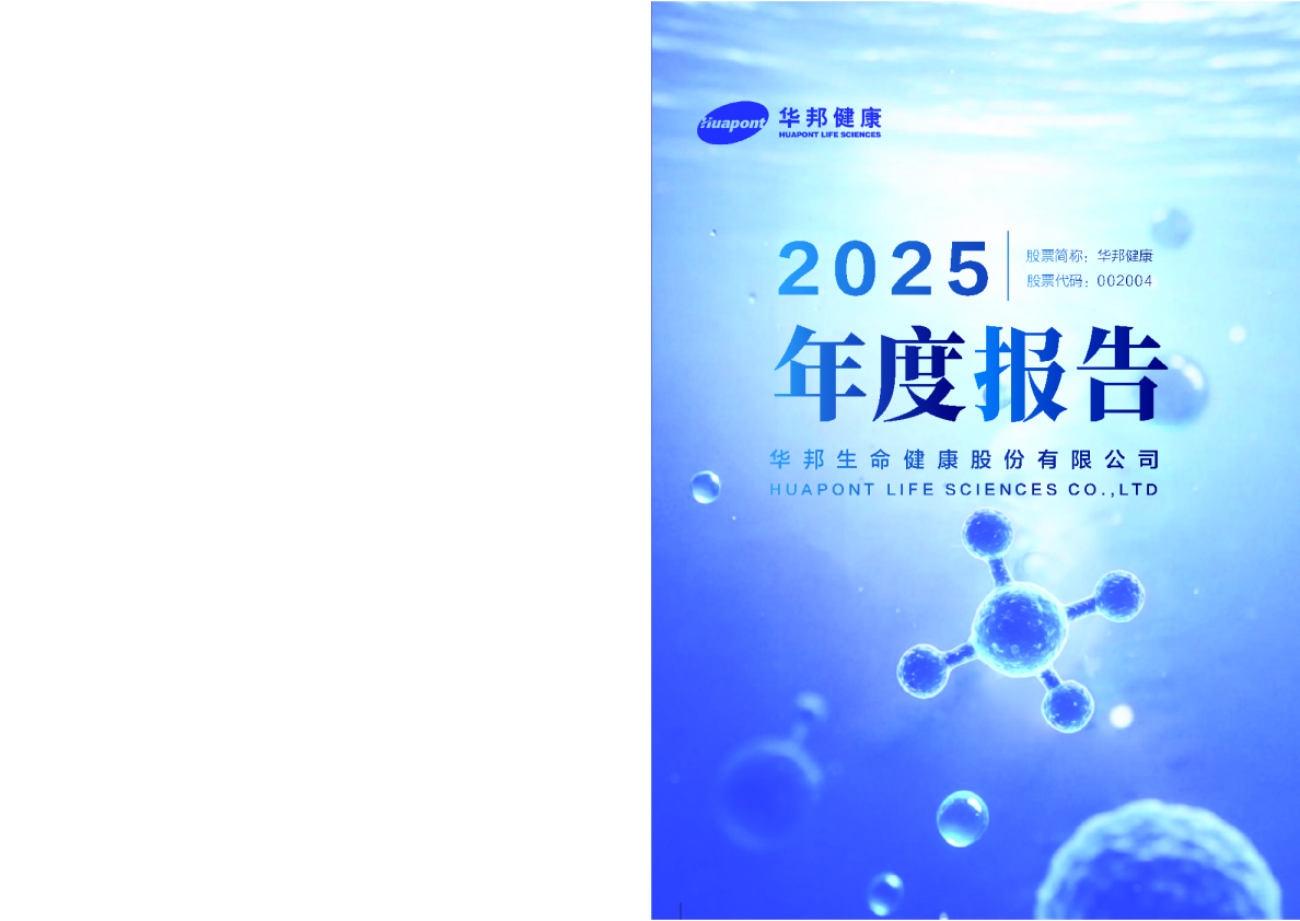 华邦健康：2025年年度报告
