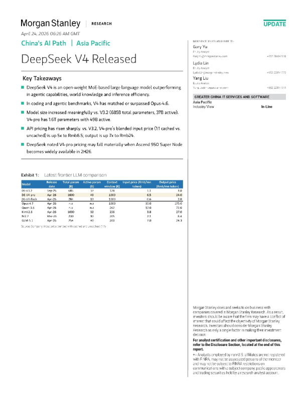 DeepSeek V4发布
